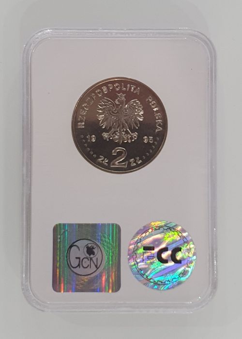 2zł 1995 rok Atlanta Zapaśnicy Mennicza NGC MS64
