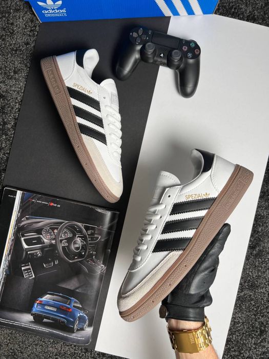 Чоловічі кросівки адідас Adidas Handball Spezial White Black [41-45]