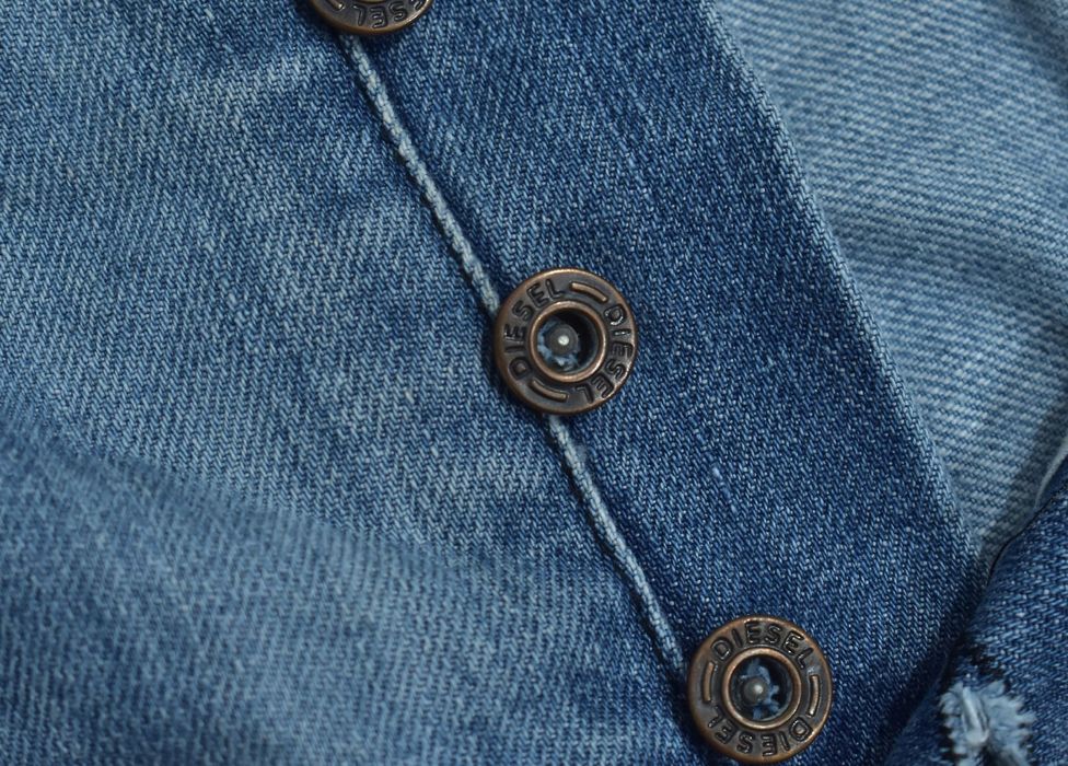 Diesel Męskie Spodnie Jeansowe Straight 38