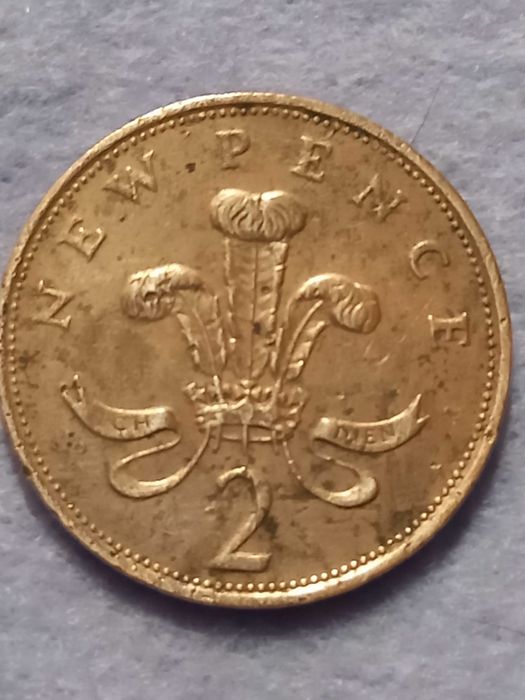 Монета Британии,2 пенса