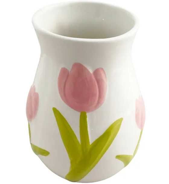 Wazon różowy tulipan efekt 3D kolekcja Action