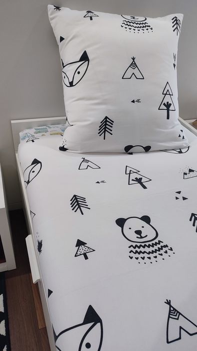 Capa de edredão criança e fronha de almofada