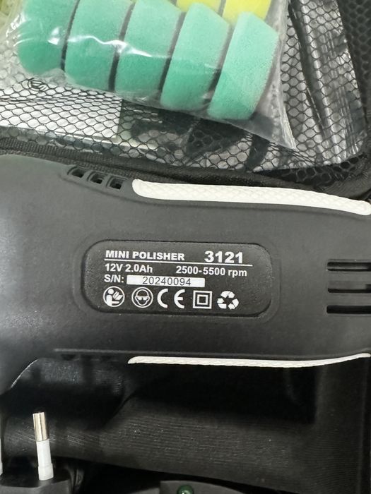 Полировальная машинка Clover Nano Ibrid 12v mini rupes акумуляторна