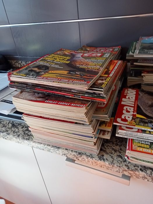 Conjunto de revistas de caça
