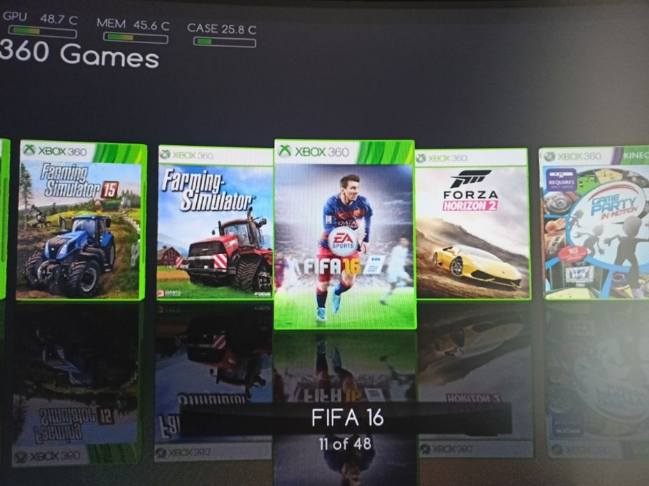 Cały zestaw Xbox 360 z grami.