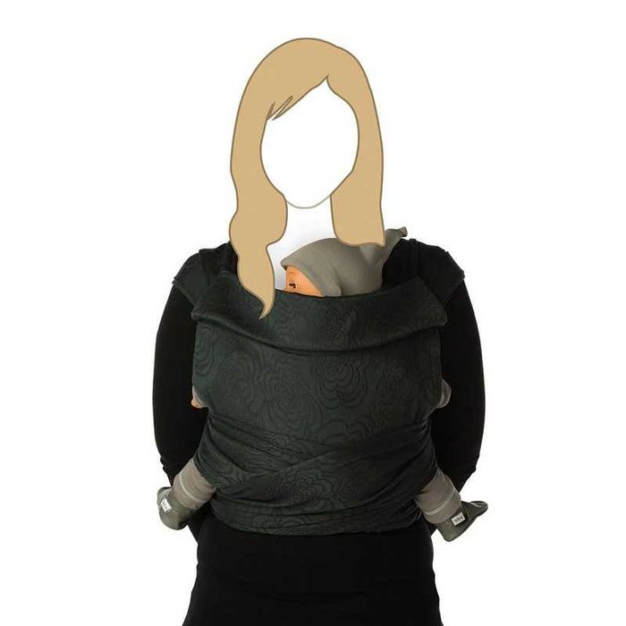 Lenço chinês porta bebé