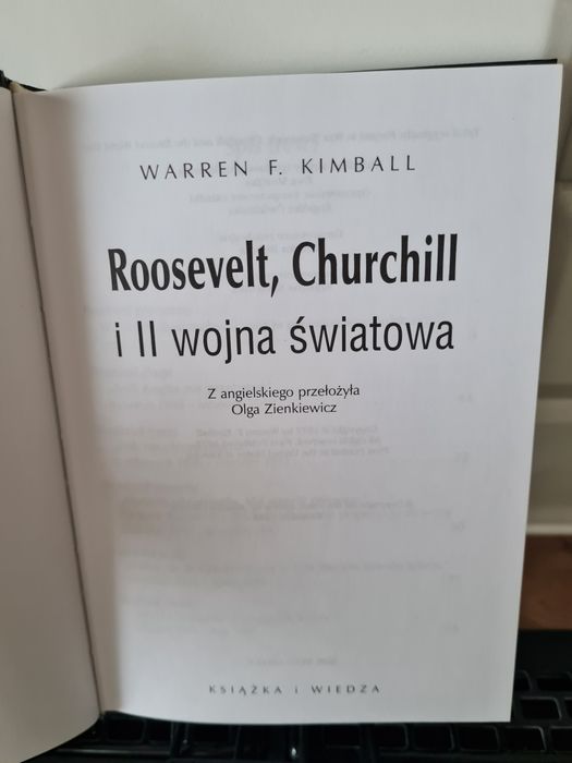 Roosevelt Churchill i II wojna światowa Warren F. Kimball historia