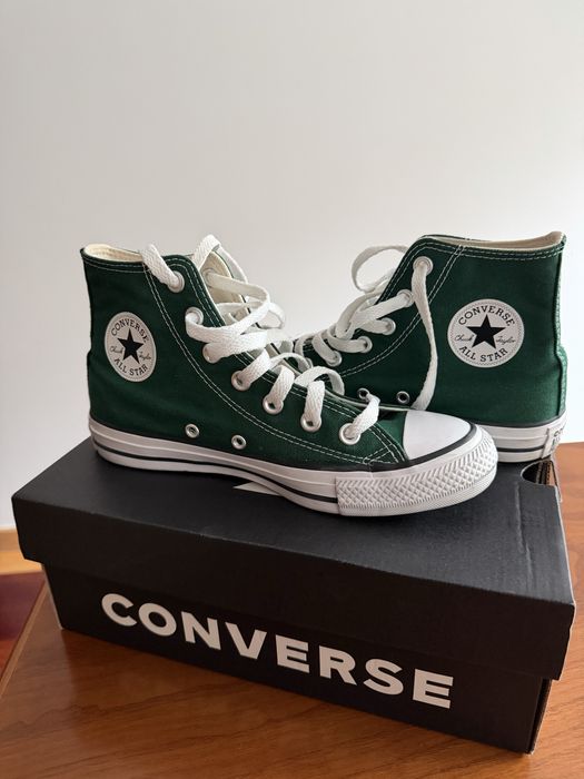 Converse All Star Originais Verde Escuro | Como Novas