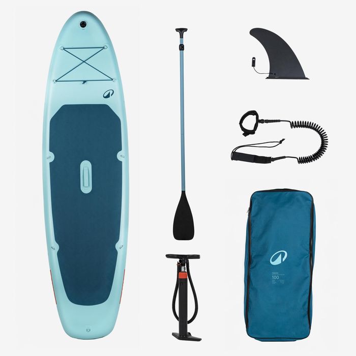 Prancha SUP insuflável 10'6', 1/2 pessoas (até 130kg) 100 Azul