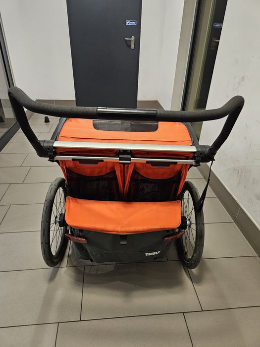 Thule Chariot cross 2 - dla 2ki dzieci (zest. biegowy i rowerowy w kpl