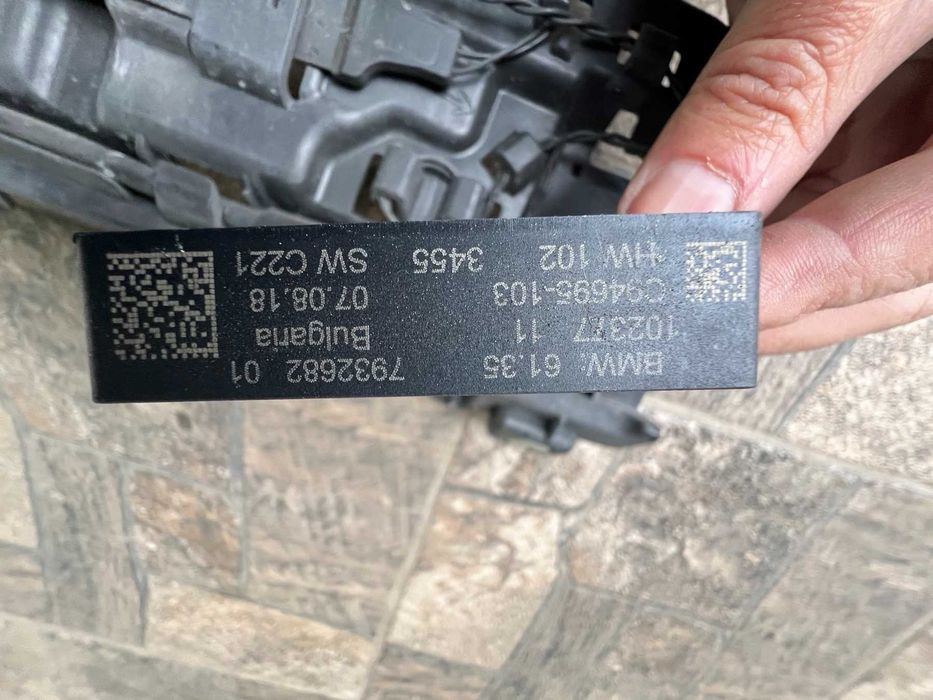 Кронштейн зад бампера BMW X3 G01 51127400674 датчик відкривання ногою