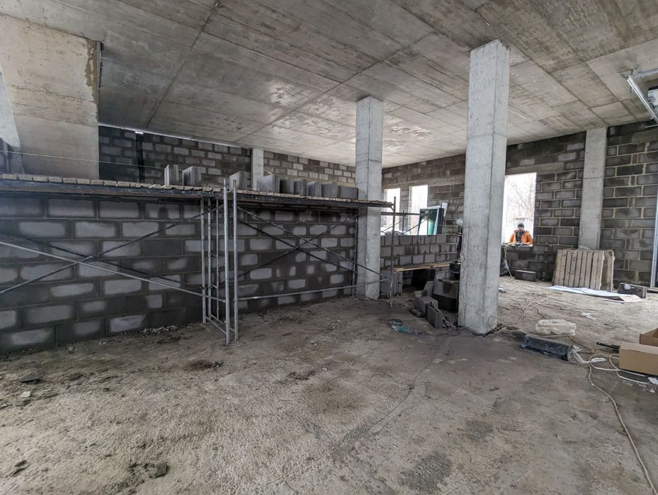 фундаментні роботи,кладка  цегли газоблоку шлакоблоку монолітні роботи