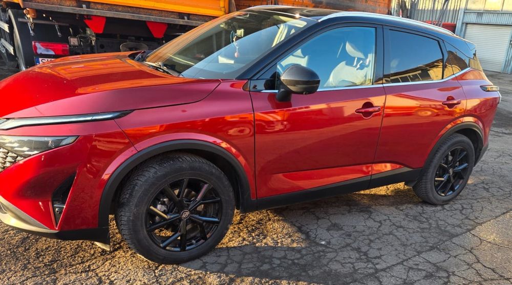 Nissan 18 " Nowe 5x114,3 Qashqai X-Trail Rogue Felgi Czarne Alufelgi