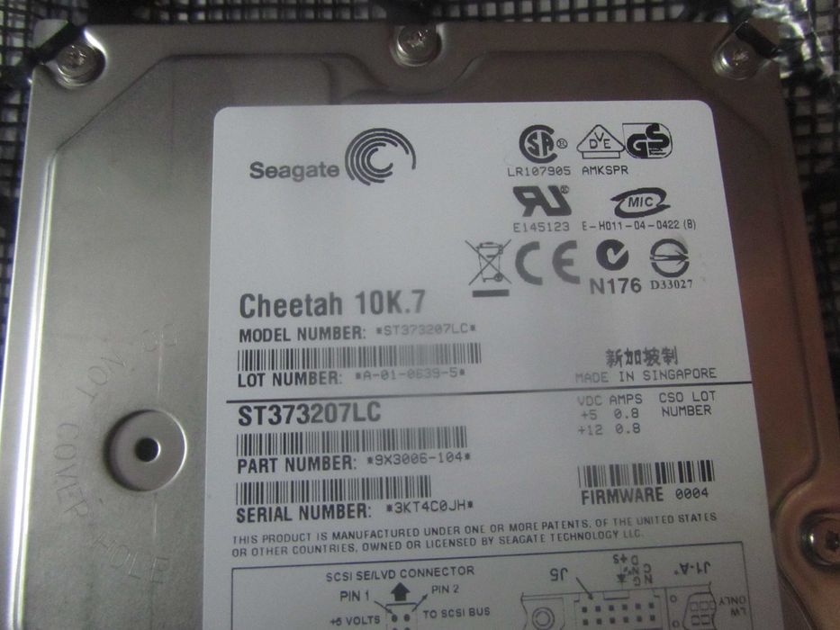 Винчестер Seagate Cheetah 70.7