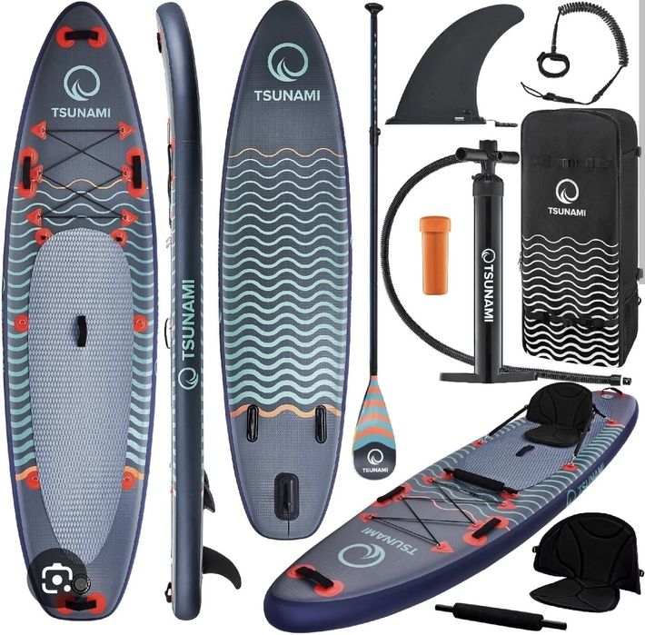 Wynajem deski SUP Tsunami 350 cm ! Funkcja Kajak !