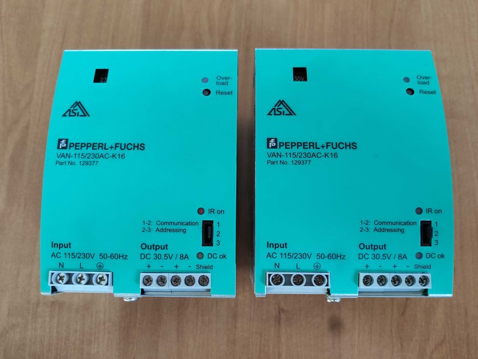 Zasilacz Pepperl+Fuchs Pepperl 115/230V 30.5V 8A VAN-115/230AC-K16