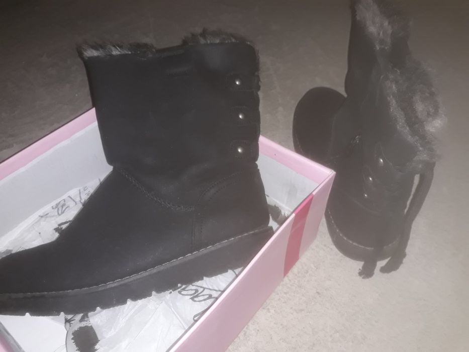 Buty zimowe dziewczece