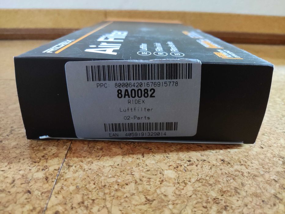 Filtro de Ar Novo - RIDEX