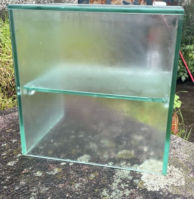 Expositor armário de vidro duplo