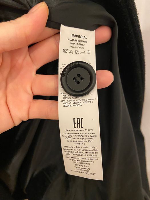 Płaszcz czarny jesienny zimowy