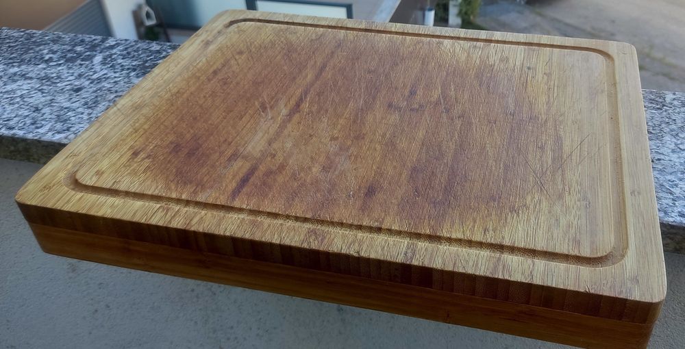 Tábua de cortar em bambu