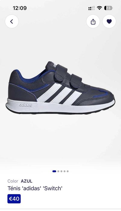 Ténis Adidas Switch novos – tamanho 33