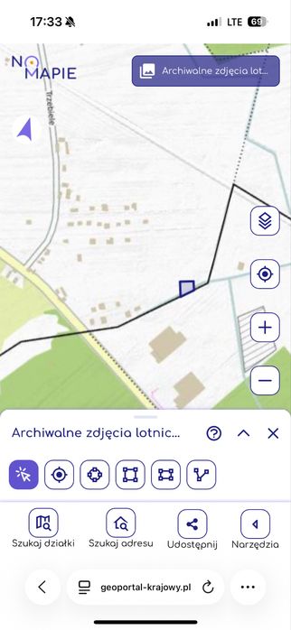 Działka z wydanymi warunkami zabudowy - Trzebiele