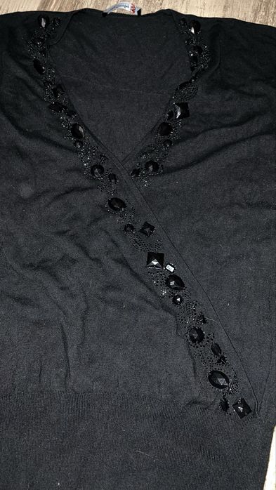 dzianinowa bluzka kamizelka damska 40 L betty berkley