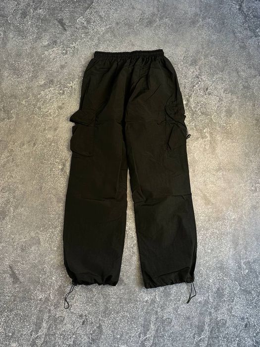 GORETEX НА УТЯЖКАХ карго штани чорні зелені парашути штаны черные М Л