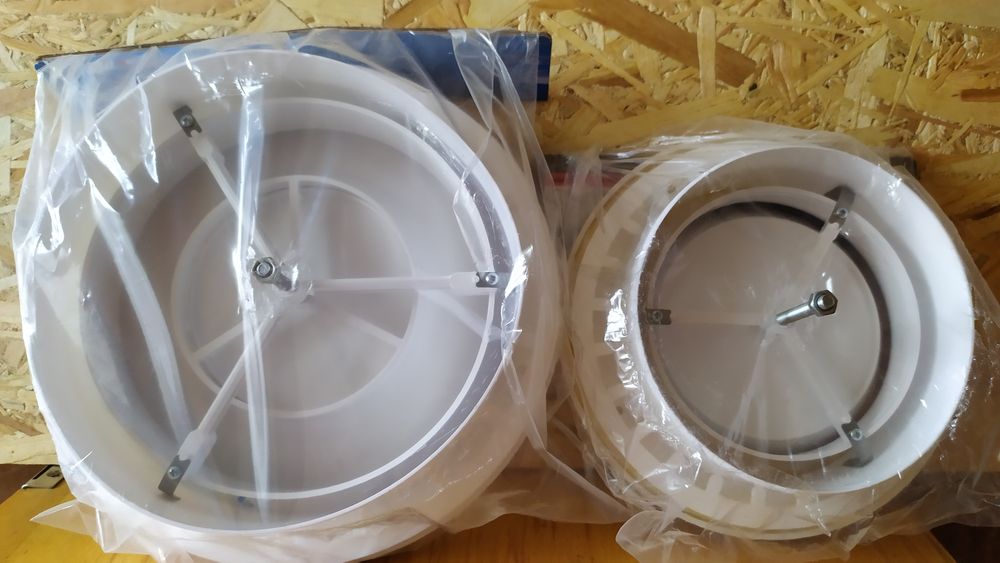 Анемостат приточно-вытяжной,потолочный А-150 врф пластиковий.