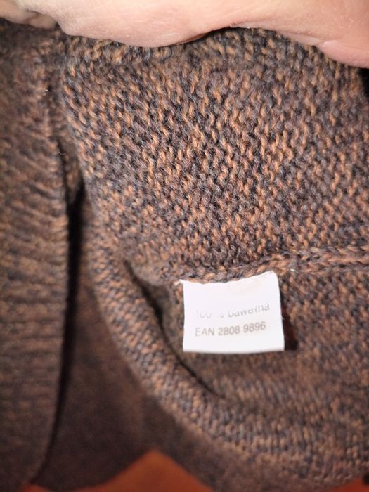 Brązowy sweter męski Luciano r. XL