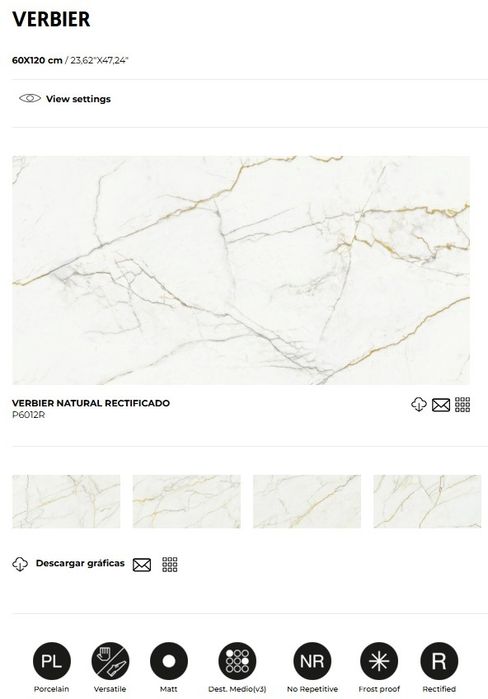 Azulejos / Tijoleira 60x120cm