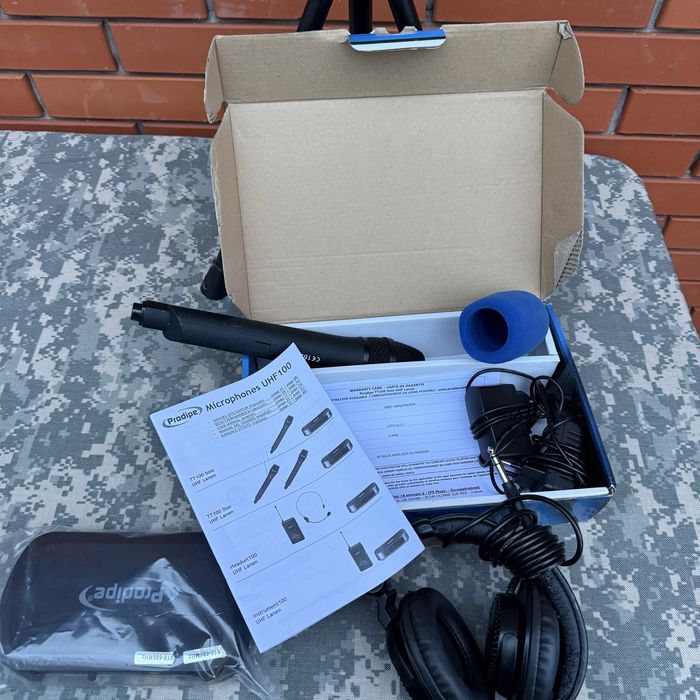 Мікрофон Навушники Стійка Prodipe TT100 Solo UHF