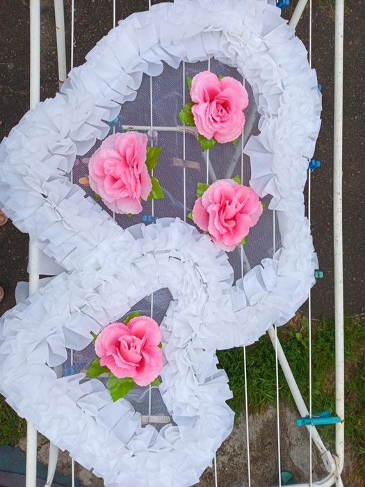 Весільна прикраса екібана на авто