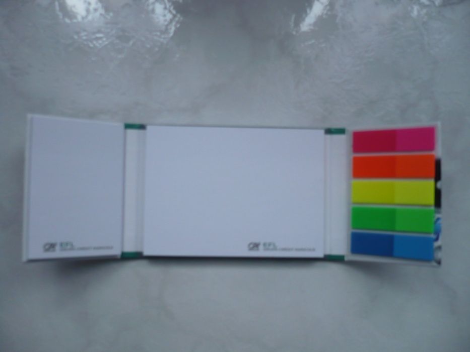 karteczki przylepne zestaw.