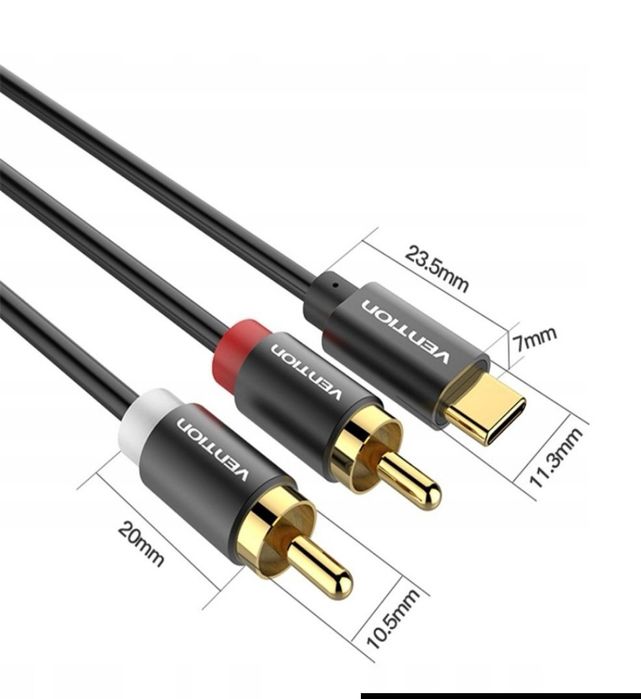 Kabel 2x RCA - USB TYP C 150CM