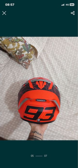 Capacete marca shoei novinho em folha apenas 1 mes de uso!!
