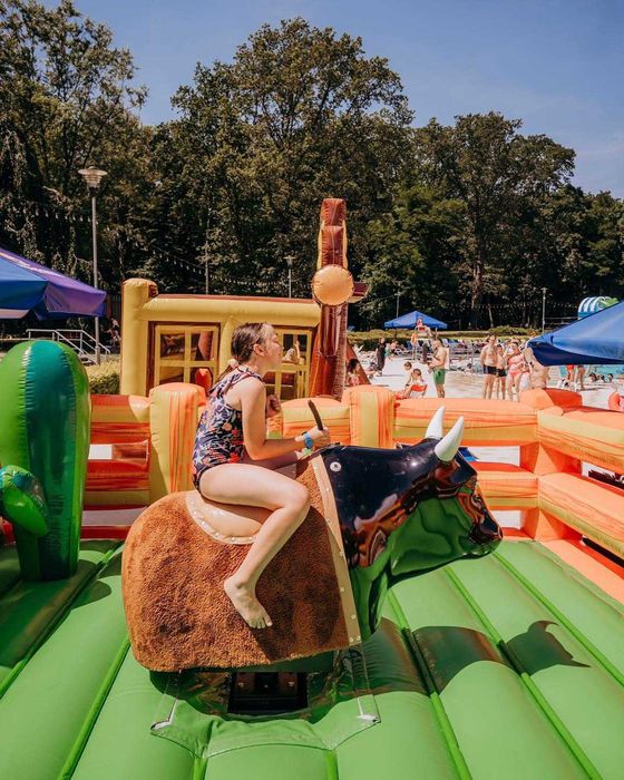 BYK RODEO symulator wynajem mechaniczny byk, dmuchańce, eliminator