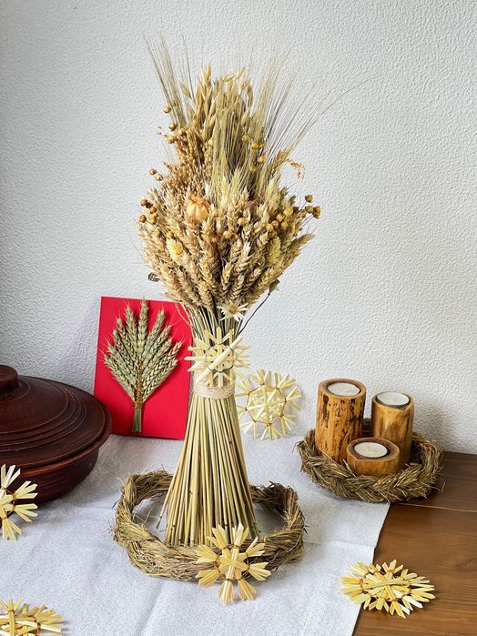 Дідух, дідухи, сніп, подарунок Різдво, декор на Різдво
