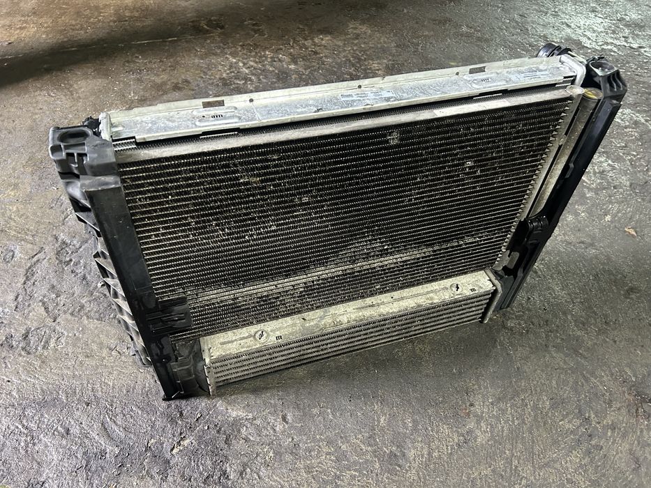 Chłodnice komplet 320d 318d 316d manual e90 e91 e92 e93 120d 118d 116d