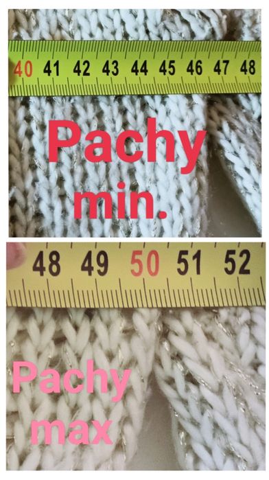 Biały Sweter Tally Weijl złota nitka 40 (L)