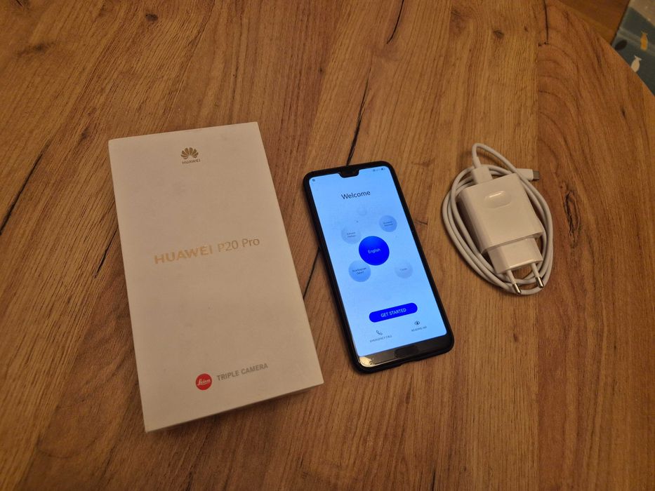 Huawei P20 Pro + ładowarka + pudełko (używany)