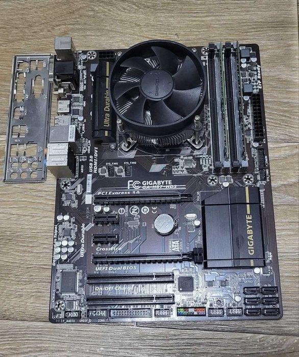 Комплект E3-1246v3(Аналог i7 4770)+ Gigabyte H87-HD3+16gb ddr3+ Куллер Socket 1150