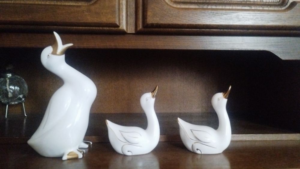 Kaczki z porcelany