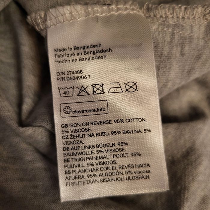 Szary T-shirt The Rolling Stones r S/M H&M