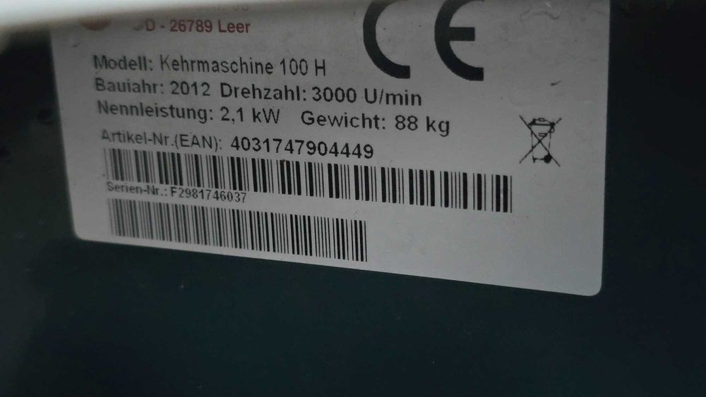Zamiatarka Cramer KM 100h perfect