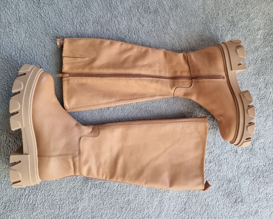 Kozaki skóra naturalna Steve Madden