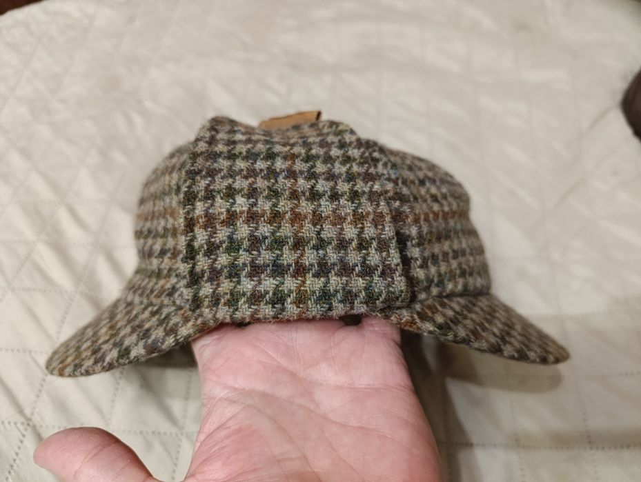 Оригинальная твидовая кепка для охоты Harris Tweed р.58