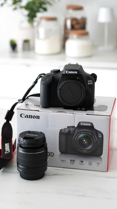 Canon EOS 4000D + lente 18-55mm | Praticamente nova