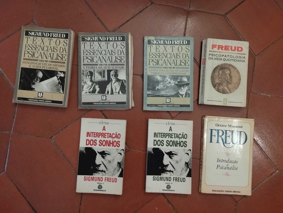 Psicanálise | Coleção de 8 livros de S. FREUD | "Psicopatologia.." etc